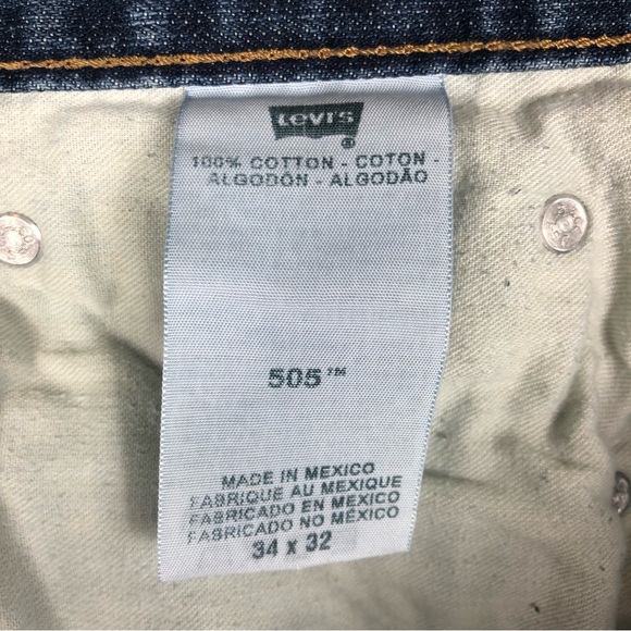 Levi’s 505 Men’s Jeans W 34 L 32 - Picture 5 of 9